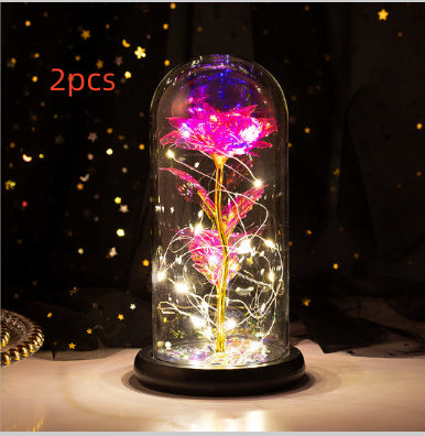 Little Prince Rose Glass Cover