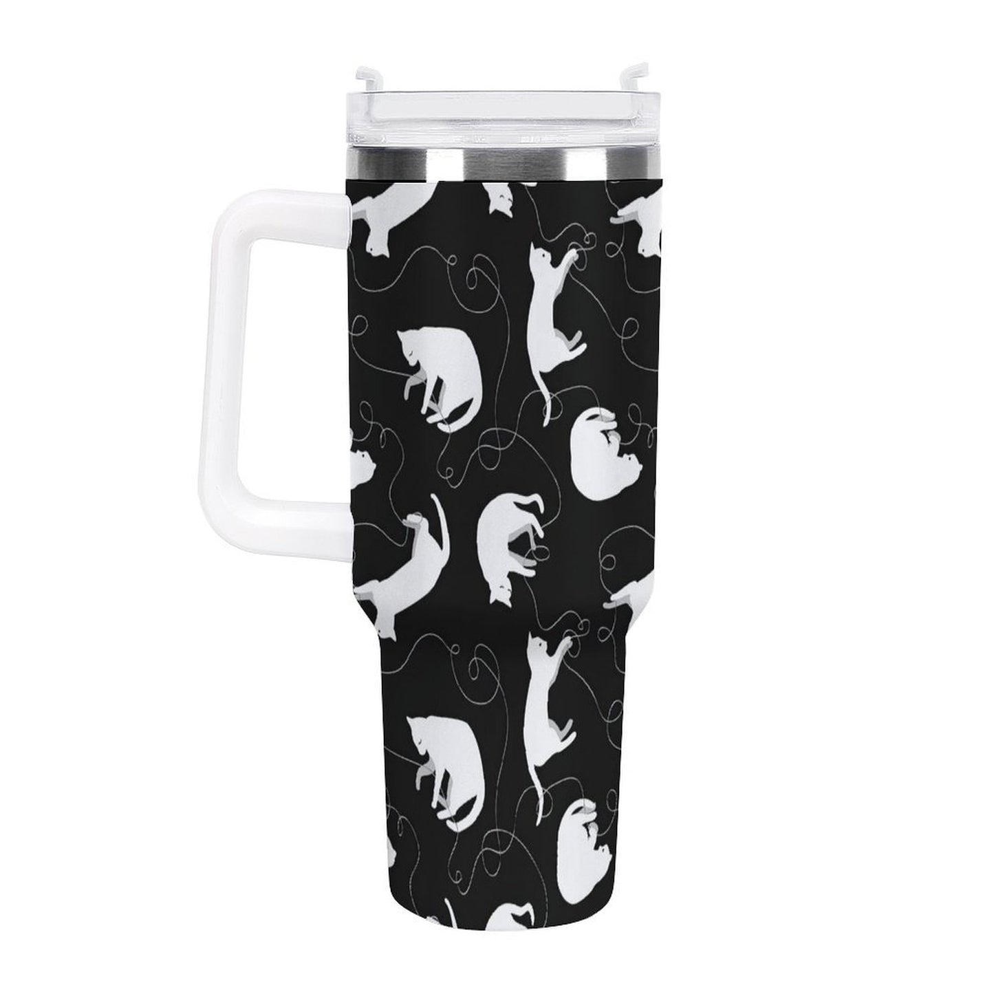 PHDT00193 POD US Local Tumbler 40 oz Large Capacity Car Cup Cat