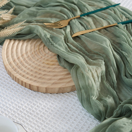 Voile Champray Table Runner Party Decoration Table Runner