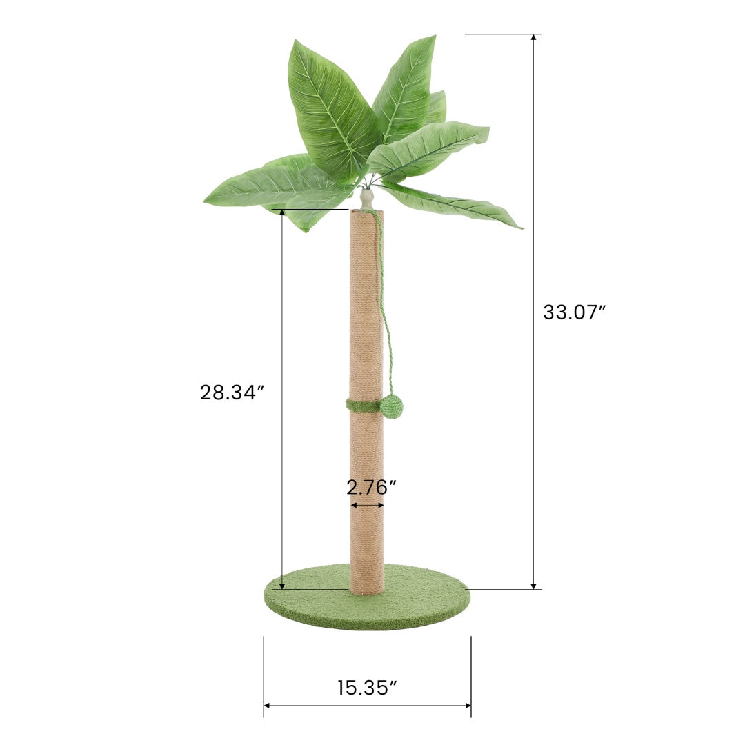 US Local Cat Scratching Post, 33 Cat Scratcher Tall Scratching Posts With Dangling Ball For Indoor Cats