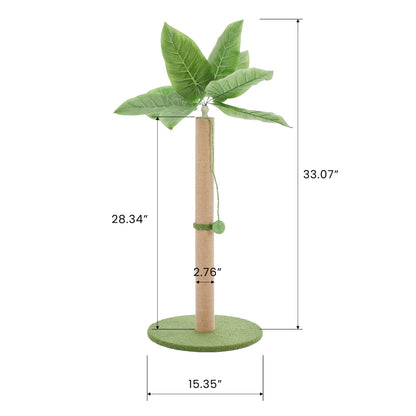 US Local Cat Scratching Post, 33 Cat Scratcher Tall Scratching Posts With Dangling Ball For Indoor Cats