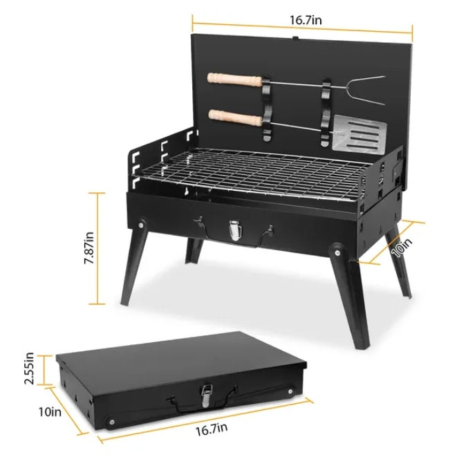 US Local Outdoor Portable Foldable Charcoal Grill
