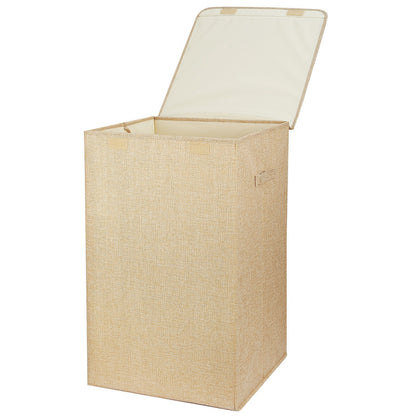 US Local 1Pc Foldable Laundry Hampers Washing Clothes Laundry Basket With Lid Handles Storage Organizer