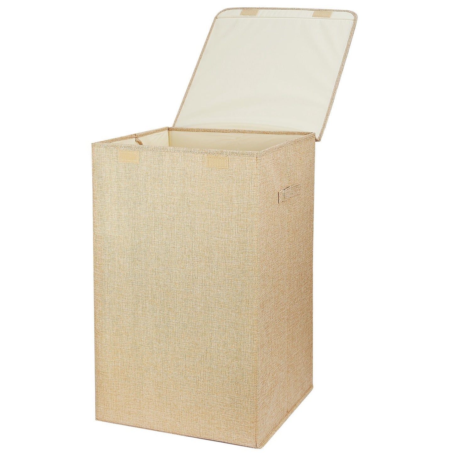 US Local 1Pc Foldable Laundry Hampers Washing Clothes Laundry Basket With Lid Handles Storage Organizer