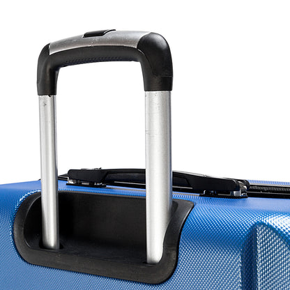US Local Three In One ABS Suitcase 20 Inches 24 Inches 28 Inches Blue