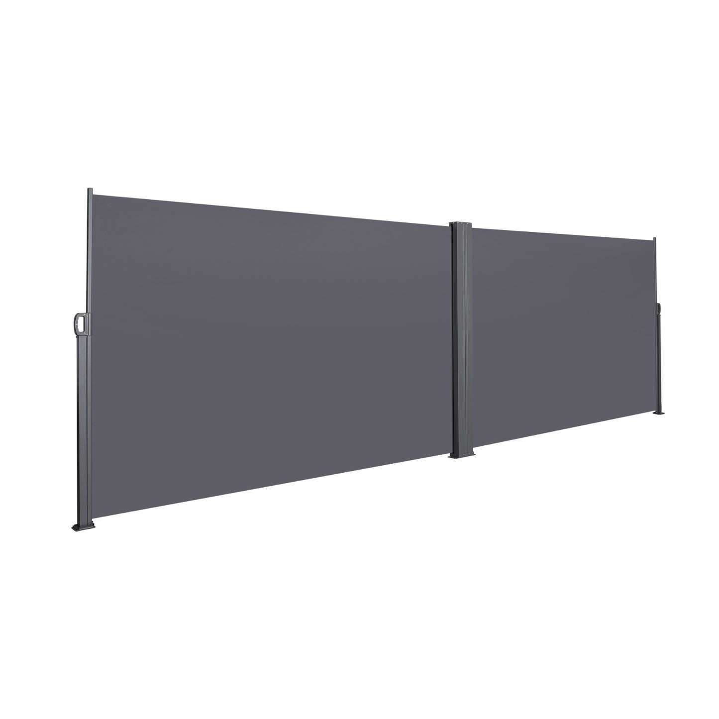 US Local 276 X 71Retractable Side Awning, Waterproof & UV-Resistant, Privacy Screen Divider Roll Up Balco