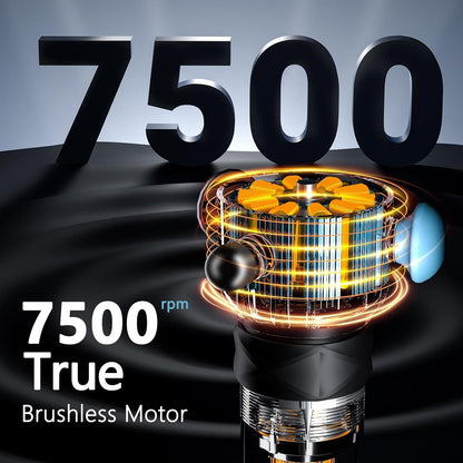 US Local Portable Percussion Silent Motor & Adjustable Speeds For Professional Muscle Relaxation Massage Gun