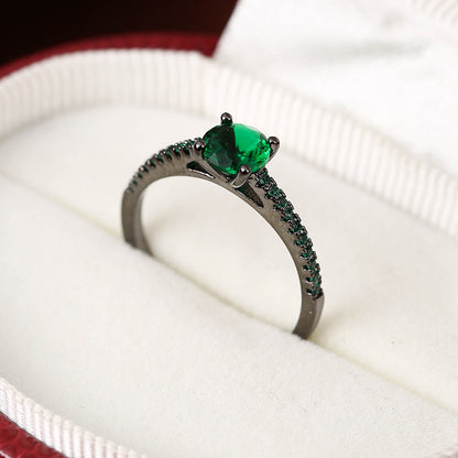 Colorful Zircon Elegant Elegant Elegant Ring