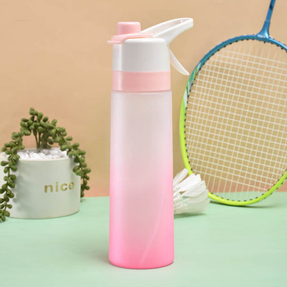 US Local Spray Water Bottle For Girls Outdoor Sport Fitness Water Cup Large Capacity Spray Bottle Drinkware Travel Bottles Kitchen Gadgets