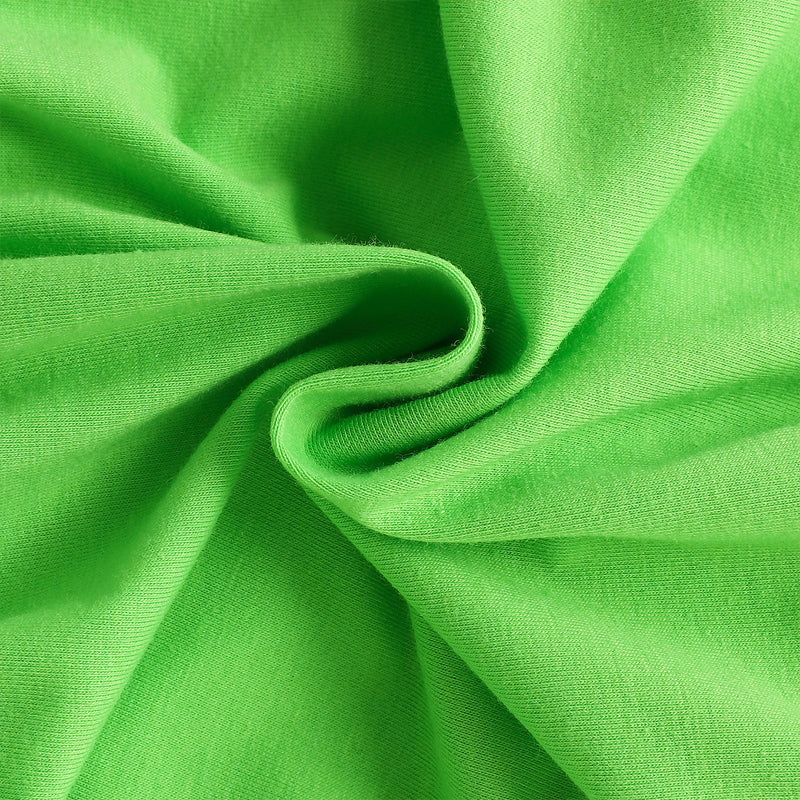 US Local Toddler Girl's 2-Piece Set Round Neck Long Sleeve Ruffle Hem Tunic Top & Print Flare Pants For Spring & Fall