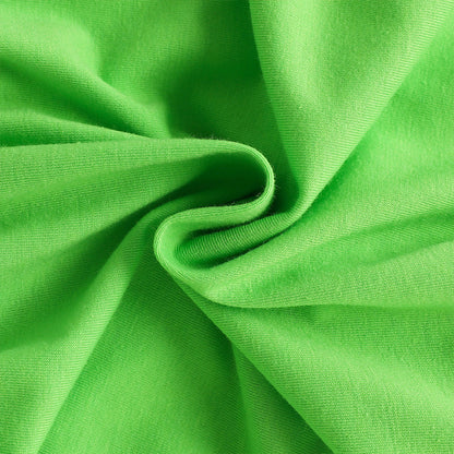 US Local Toddler Girl's 2-Piece Set Round Neck Long Sleeve Ruffle Hem Tunic Top & Print Flare Pants For Spring & Fall