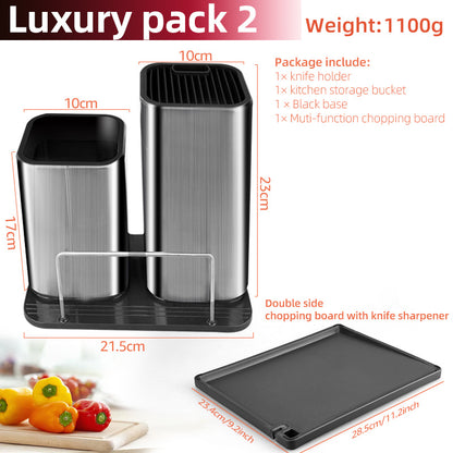 US Local Drainable Knife Chopping Board Holder Size Chopper Holder