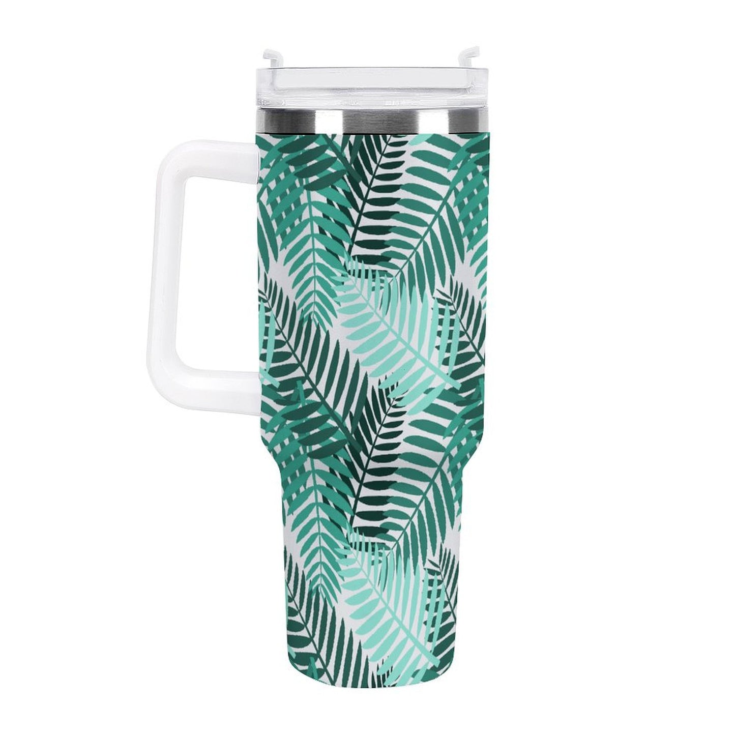 PHDT00232 POD US Local Tumbler 40 oz Large Capacity Car Cup Branches, Leaves, Summer