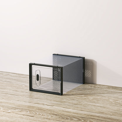 US Local Black Medium 18PCS 35x25x19cm Shoebox, Plastic, Mesh, Free Combination