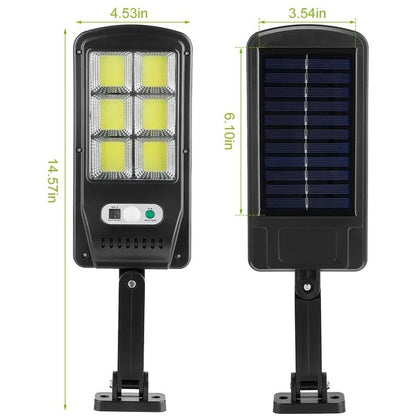 US Local Solar Powered Wall Lights Outdoor Beads Motion Sensor Lamp