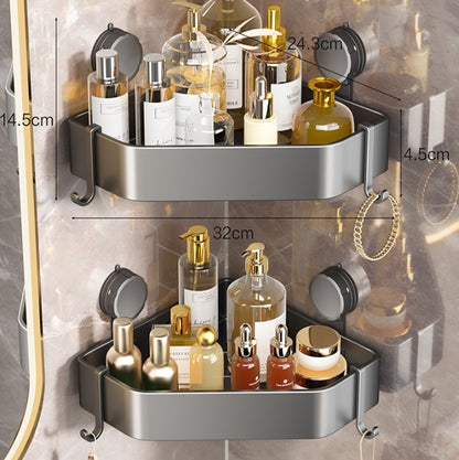 US Local Suction Cup Bathroom Corner Bracket