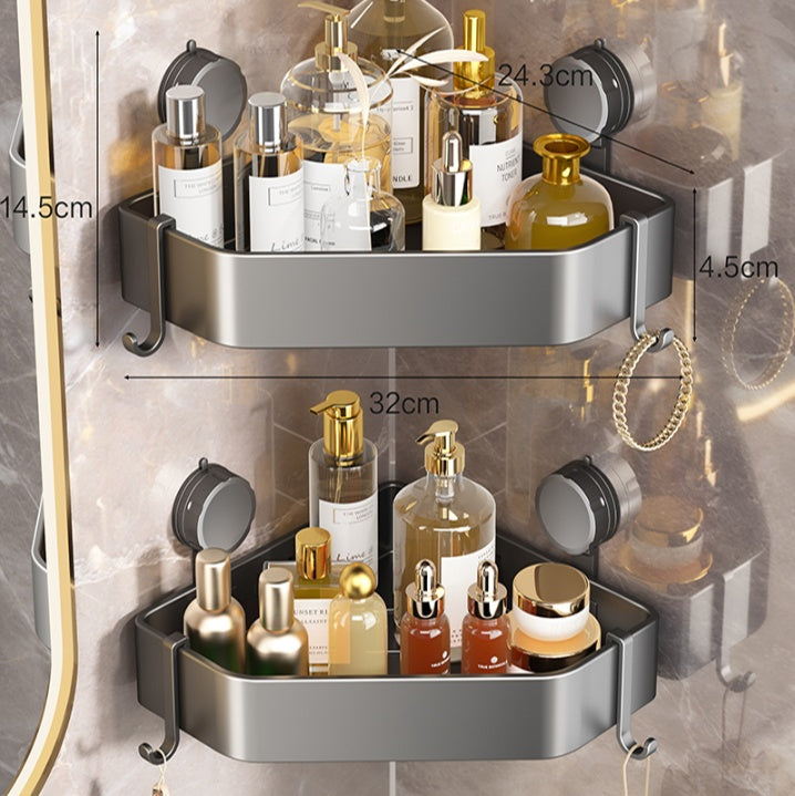 US Local Suction Cup Bathroom Corner Bracket