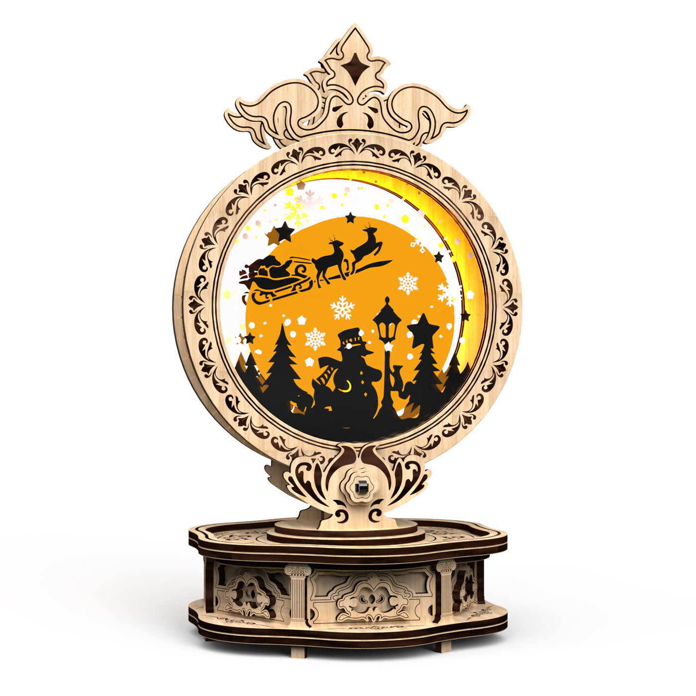 US Local Home Fashion Simple Holiday Carnival Lights Styling Puzzle Toys