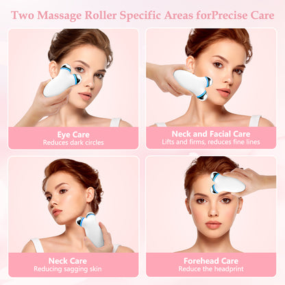 US Local Anti Aging And Wrinkles Microcurrent Facial Device, Boost Skin Care Products Absorption - White