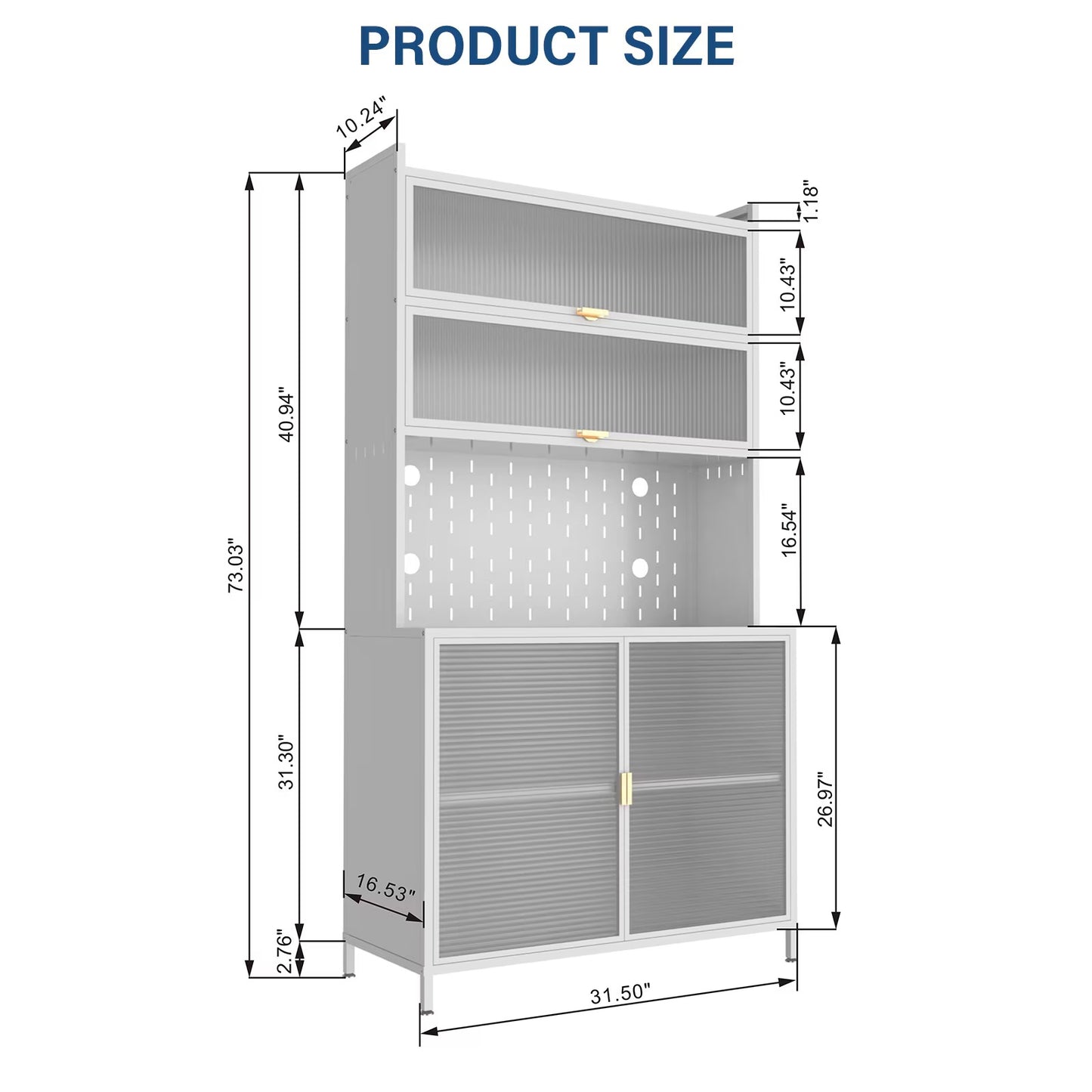 US Local 6 Tiers Of Flip Door Storage Room Cabinets