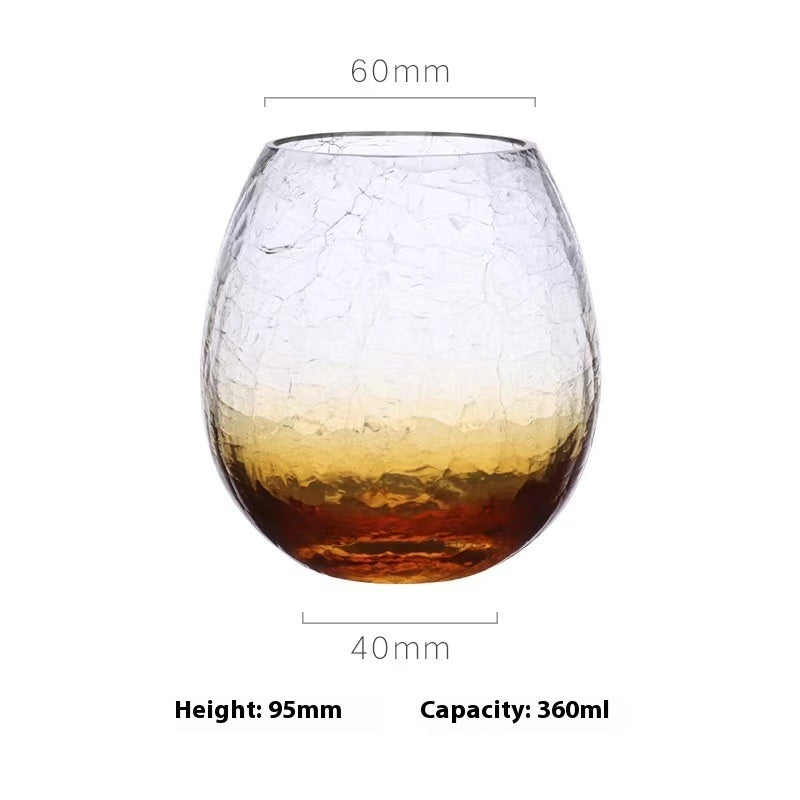 Modern Minimalist Good-looking Ice Crack Glass