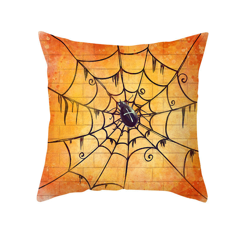 40 Style Halloween Pillowcase Pumpkin Letter Fly Velvet Pillow Cushion Cover