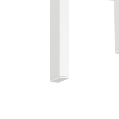 US Local 2-Pc Modern Tempered Glass Coffee Tea End Tables For Living Room