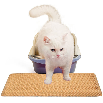 US Local Double Layer Rice Shaped Cat Litter Pad