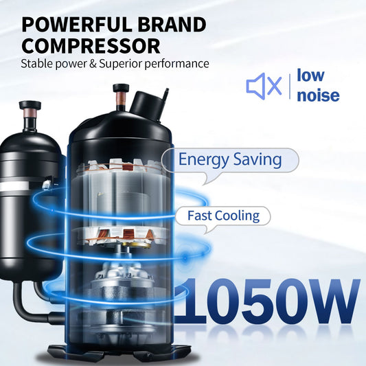 Commercial Ice Cream Maker, 22-30L H Yield, 2350W Countertop Soft Serve Machine W 2x6L Hopper 2L Cylinder LCD Panel Puffing Shortage Alarm, Silver