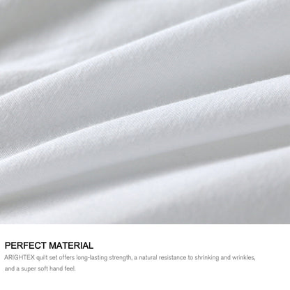 US Local 3 piece Set Of Simple And Fresh Blue And White Floral Duvet Cover, Polyester Bedroom Decoration Bedding Set Twin Full Queen King Size