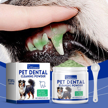 US Local Yeagerbong Dog Tooth Cleaning Powder Gently Cleans Tartar Stains And Freshens Breath