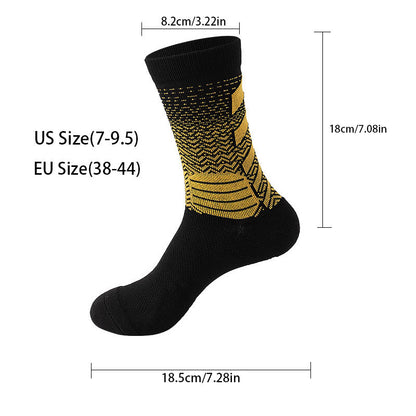 US Local 5 Pairs Mens Athletic Socks Cushion Running Socks Breathable Comfort For Sports Anti-odor And Anti-slip For Running Fitness Cycling