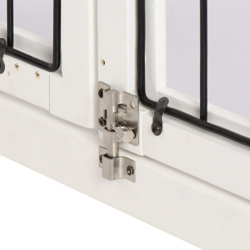 US Local Small Kennel End Table With Two Open Sides And Lockable Door