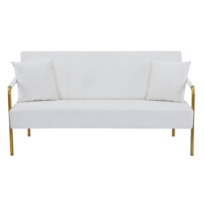 US Local Modern Velvet Loveseat Sofa For Living Room
