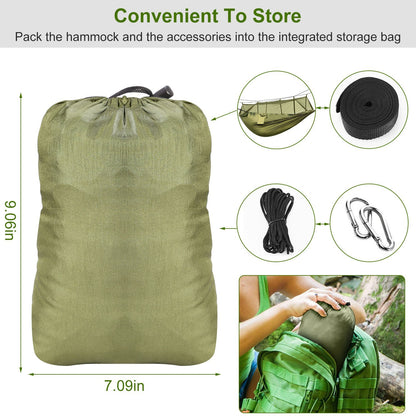 US Local Camping Hammock, Portable Double Hammock With Net