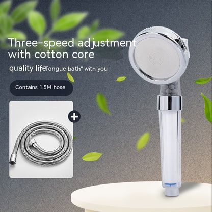 US Local Three-speed Anion Supercharged Filtering Shower Head Nozzle
