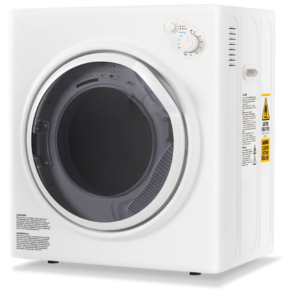 US Local Only Supports Self Pickup-Portable Dryer, Electric Dryer With Stainless Steel Inner Drum For Apartments, RVs, Dorms, Compact Dryer For Tight Spaces