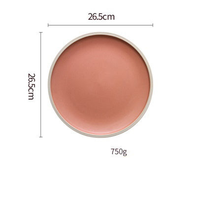 US Local Pure Color Matte Ceramic Plate