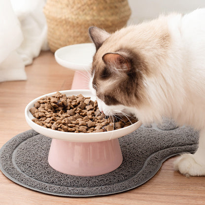 US Local Protective Ceramic Cat Food Bowl