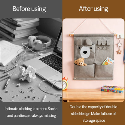 US Local Cartoon Storage Hanging Organizer-Gray 5057