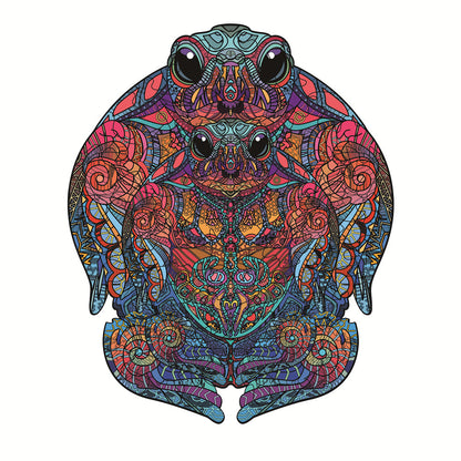 US Local Each Piece Is Animal Shaped Christmas Gift Colorful Elephant Turtle Wooden Jigsaw Puzzles