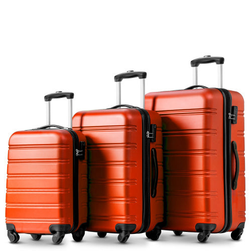 UK Local ABS Hard Shell Travel Trolley Suitcase 4 Wheel Luggage Set Hand Luggage, 20