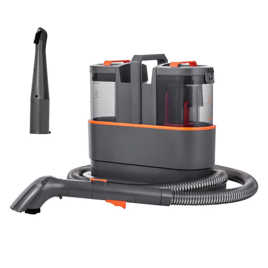 US Local Portable Carpet Cleaner Machine Dual-Water Tank 11.5Kpa Upholstery Cleaner