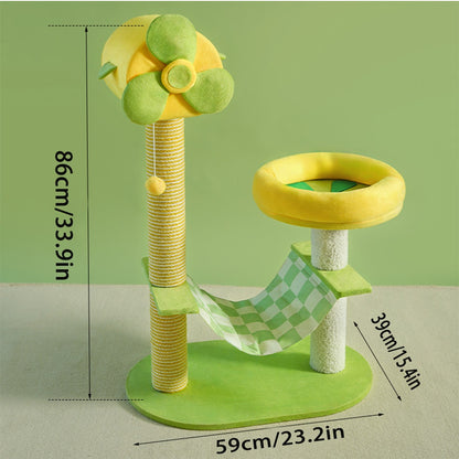 US Local Cat Climbing Frames And Multi-level Cat Towers With Durable Scratching Posts, Comfortable And Fun Jumping Platforms, Hanging Toys, Viewing Perches, Removable Pet Gel Pads, And Hammocks