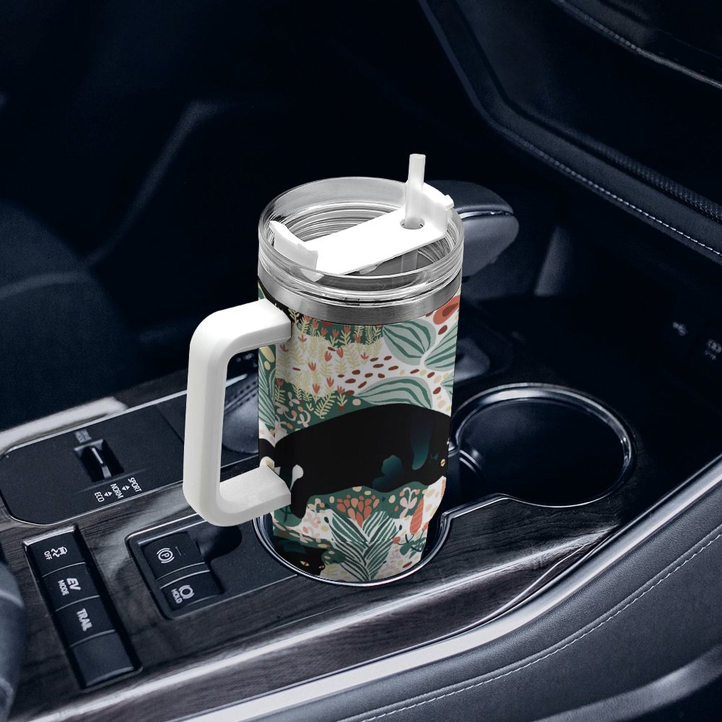 PHDT00251 POD US Local Tumbler 40 oz Large Capacity Car Cup Cat