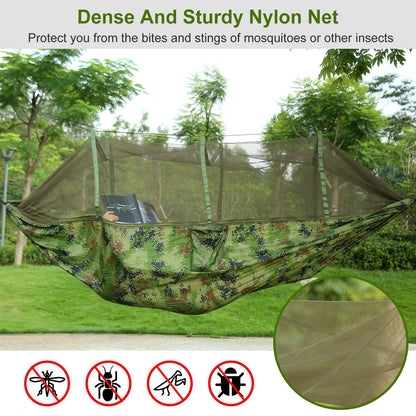 US Local Camping Hammock, Portable Double Hammock With Net