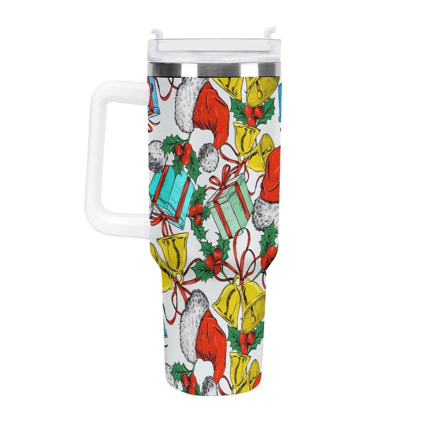 PHDT00016 POD US Local Tumbler 40 oz Large Capacity Car Cup Christmas, Santa