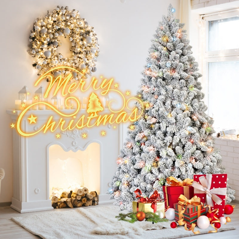 US Local PVC Christmas Tree, Christmas Decorations, With Colored Lights