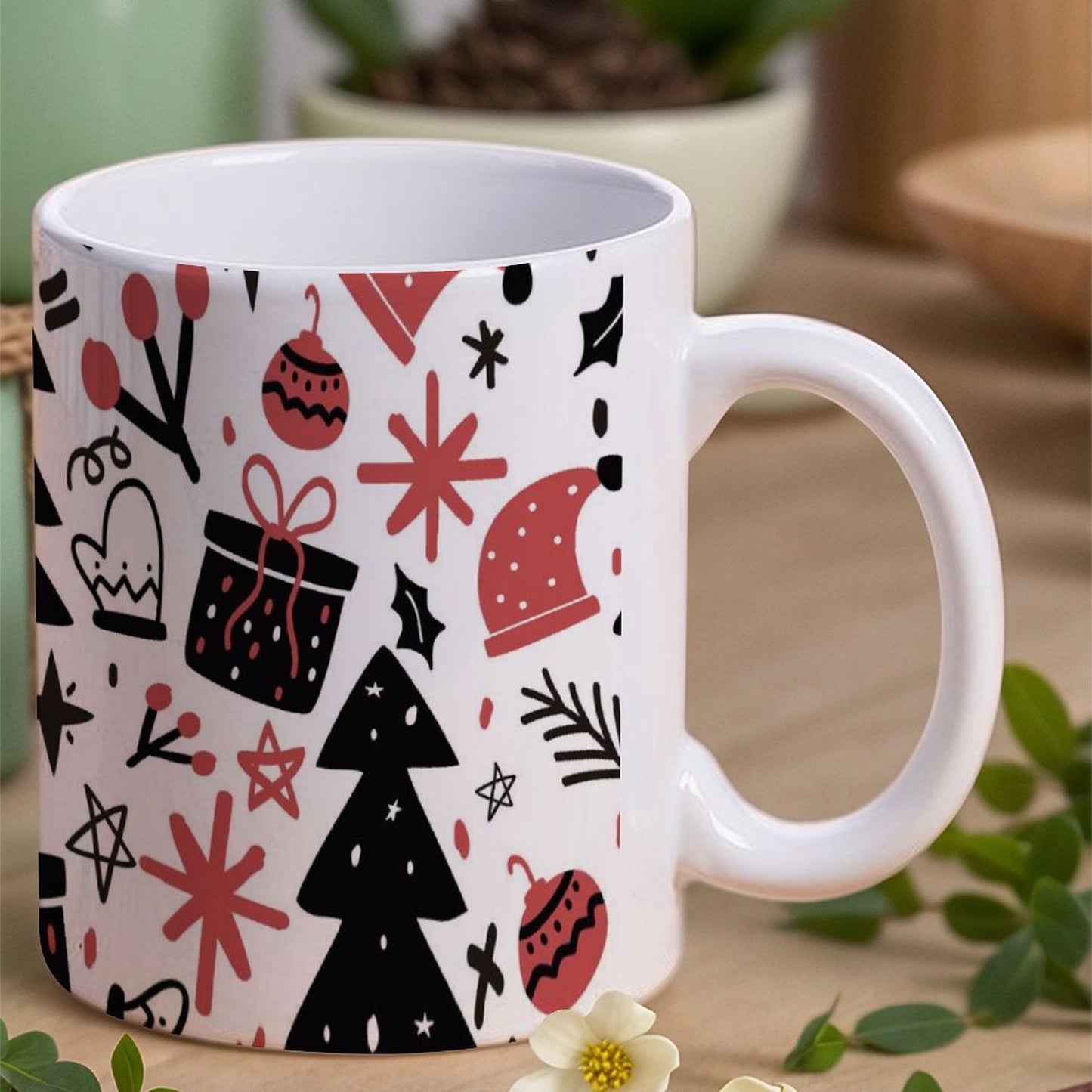POD US Local White mug with full print, Christmas 0059