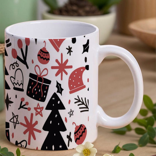 POD US Local White mug with full print, Christmas 0059